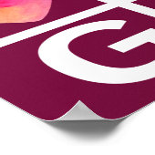 Tic Tac Toe Joy en God Christelijk Faith Poster (Hoek)