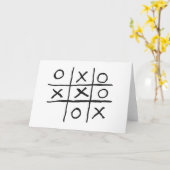 Tic-Tac-Toe Kaart (Gele Bloem)