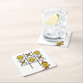 Tic Tac Toe Kartonnen Onderzetters (Insitu)