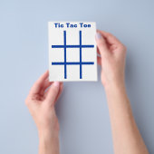 Tic Tac Toe LABEL Grid (gebruik 1-1/4-inch frituur Flyer (Hand)