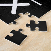 Tic Tac Toe Love Wins Birthday Valentijnsdag Legpuzzel (Zijkant)