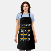 Tic Tac Toe Love Wins LGBTQ Gay Pride Schort (Gedragen)