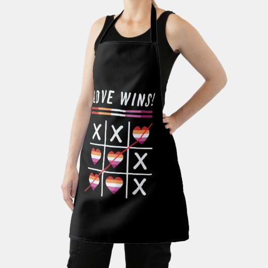 Tic Tac Toe Love Wins LGBTQ Lesbian Pride Schort (Insitu)