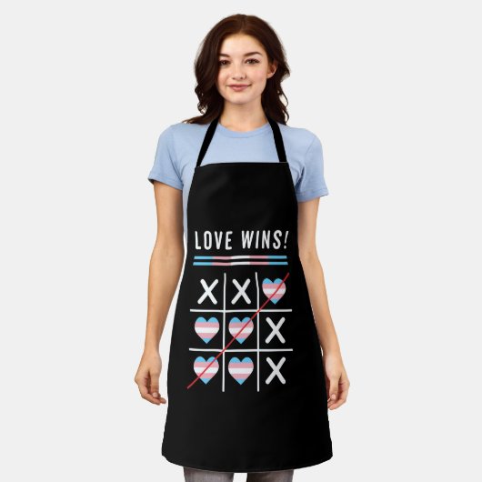 Tic Tac Toe Love wint LGBTQ Transgender Pride Schort (Gedragen)