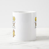 Tic Tac Toe-mok Grote Koffiekop (Voorkant)