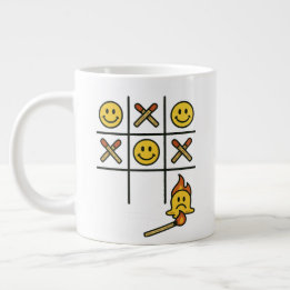 Tic Tac Toe-mok Grote Koffiekop