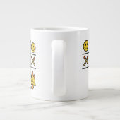 Tic Tac Toe Mug Grote Koffiekop (Achterkant)
