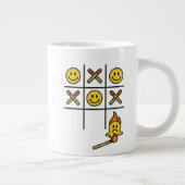 Tic Tac Toe Mug Grote Koffiekop (Rechts)