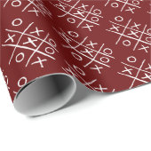 Tic-Tac-Toe Noughts en Crosses Cadeaupapier (Rol Hoek)
