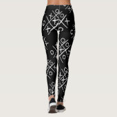 Tic-Tac-Toe Noughts en Crosses Leggings (Achterkant)