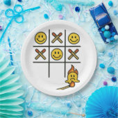 Tic Tac Toe Papieren Bordje (Feest)