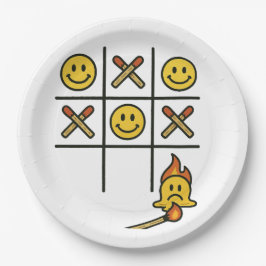 Tic Tac Toe Papieren Bordje