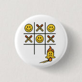 Tic Tac Toe Ronde Button 3,2 Cm (Voorkant)