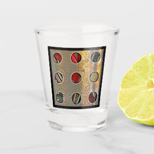 Tic Tac Toe Shot Glass Glas
