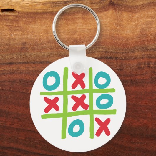 Tic-tac-toe Sleutelhanger (Achterkant)