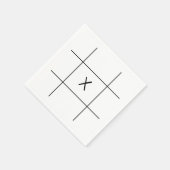 Tic Tac Toe Spel Servet (Hoek)