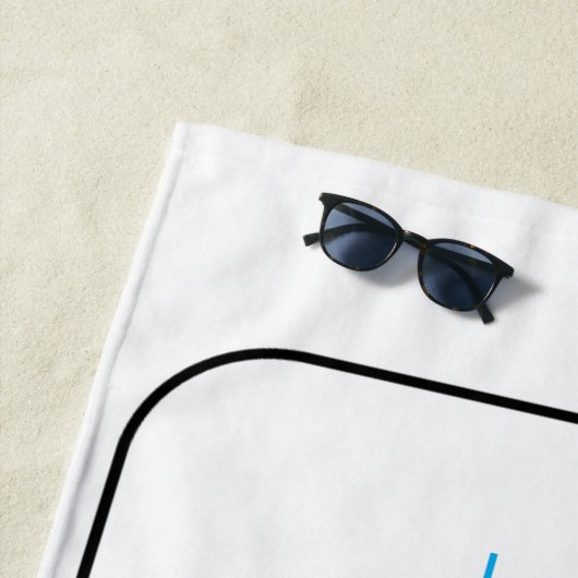 Tic Tac Toe strandlaken (In situ)