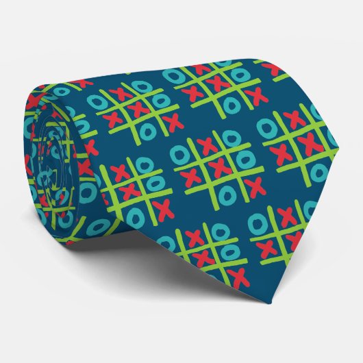 Tic-tac-toe Stropdas (Opgerold)