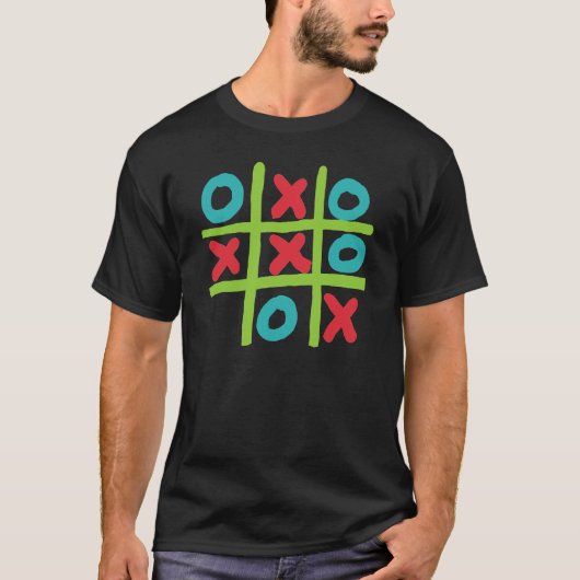 Tic-tac-toe T-shirt (Voorkant)