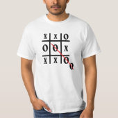 Tic Tac Toe T-shirt (Voorkant)