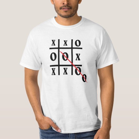 Tic Tac Toe T-shirt (Voorkant)