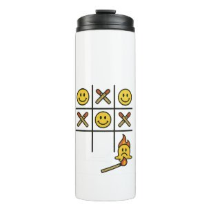 Tic Tac Toe Thermosbeker