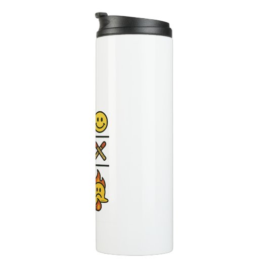 Tic Tac Toe Thermosbeker (Geroteerd rechts)