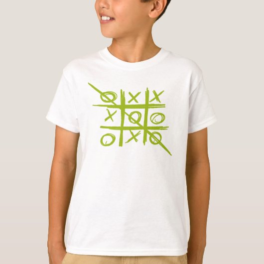 Tic-Tac-Toe Tris Noughts and Crosses game T-shirt (Voorkant)