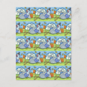 TIC TAC TOE TURKIJE, FUN THANKSGIVING BIRD GAMES BRIEFKAART