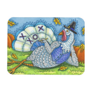 TIC TAC TOE TURKIJE, THANKSGIVING BIRD MAGNET MAGNEET