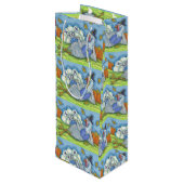 TIC TAC TOE TURKIJE, THANKSGIVING GIFT BAG - WIJN CADEAUTAS (Achterkant Gekanteld)