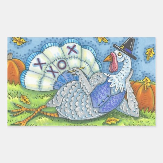 TIC TAC TOE TURKIJE, THANKSGIVING STICKERS SHEET (Voorkant)