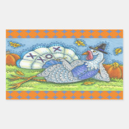 TIC TAC TOE TURKIJE, THANKSGIVING STICKERS SHEET