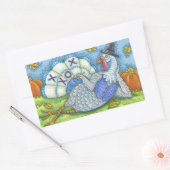 TIC TAC TOE TURKIJE, THANKSGIVING STICKERS SHEET (Envelop)