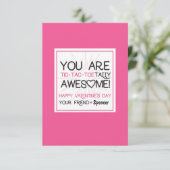  Tic Tac Toe-Valentijn Kaart (Staand voorkant)