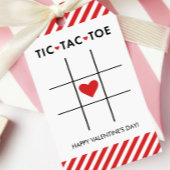 Tic Tac Toe Valentijn, Kinder school klaslokaal Cadeaulabel