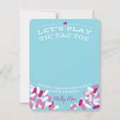 Tic Tac Toe Valentijns Kaart (Voorkant)