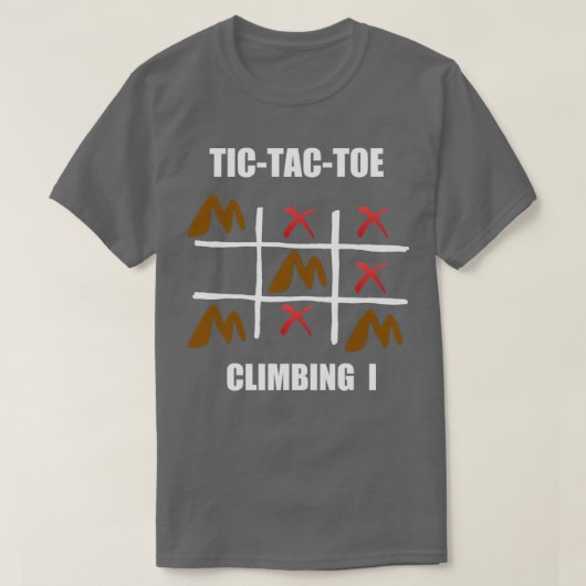 Tic Tac Toklimmen wint altijdTShirt T-shirt (Design voorkant)