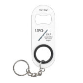 TIC-TAC UAP UFO MINI FLESSENOPENER (Voorkant)