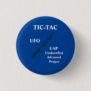 TIC-TAC UFO UAP-Button Ronde Button 3,2 Cm