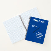 TIC-TAC UFO / UAP NOTITIEBOEK (Binnen)