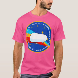 Tic Tac UFO UAP Ontmoet Morale Patch T-shirt