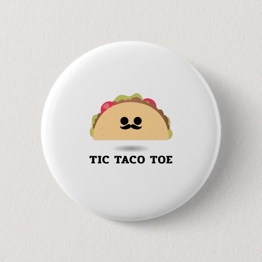 Tic Taco Toe Ronde Button 5,7 Cm (Voorkant)