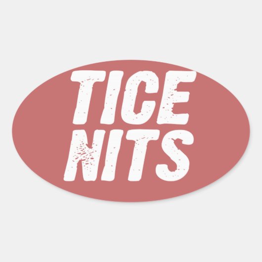 TICE NITS OVALE STICKER (Voorkant)
