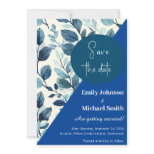 Tichelblauw en blauwe kleurstijl bloempatroonontwe