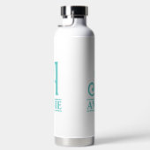 Tichelblauw Monogram Waterfles (Rechts)