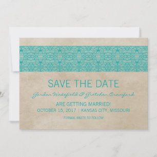 Tichelrode Kanten Save the Date Uitnodiging