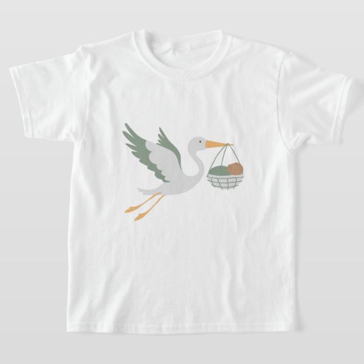 Tichert kinderen de ooievaar t-shirt (Laagn)