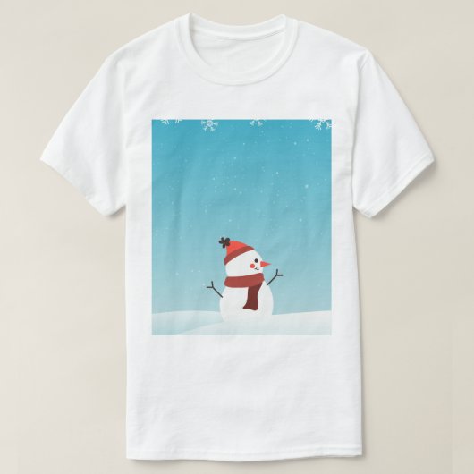 Tichert voor mannen winter t-shirt (Design voorkant)