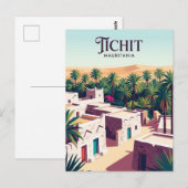 Tichit Mauritanië Briefkaart (Voorkant / Achterkant)